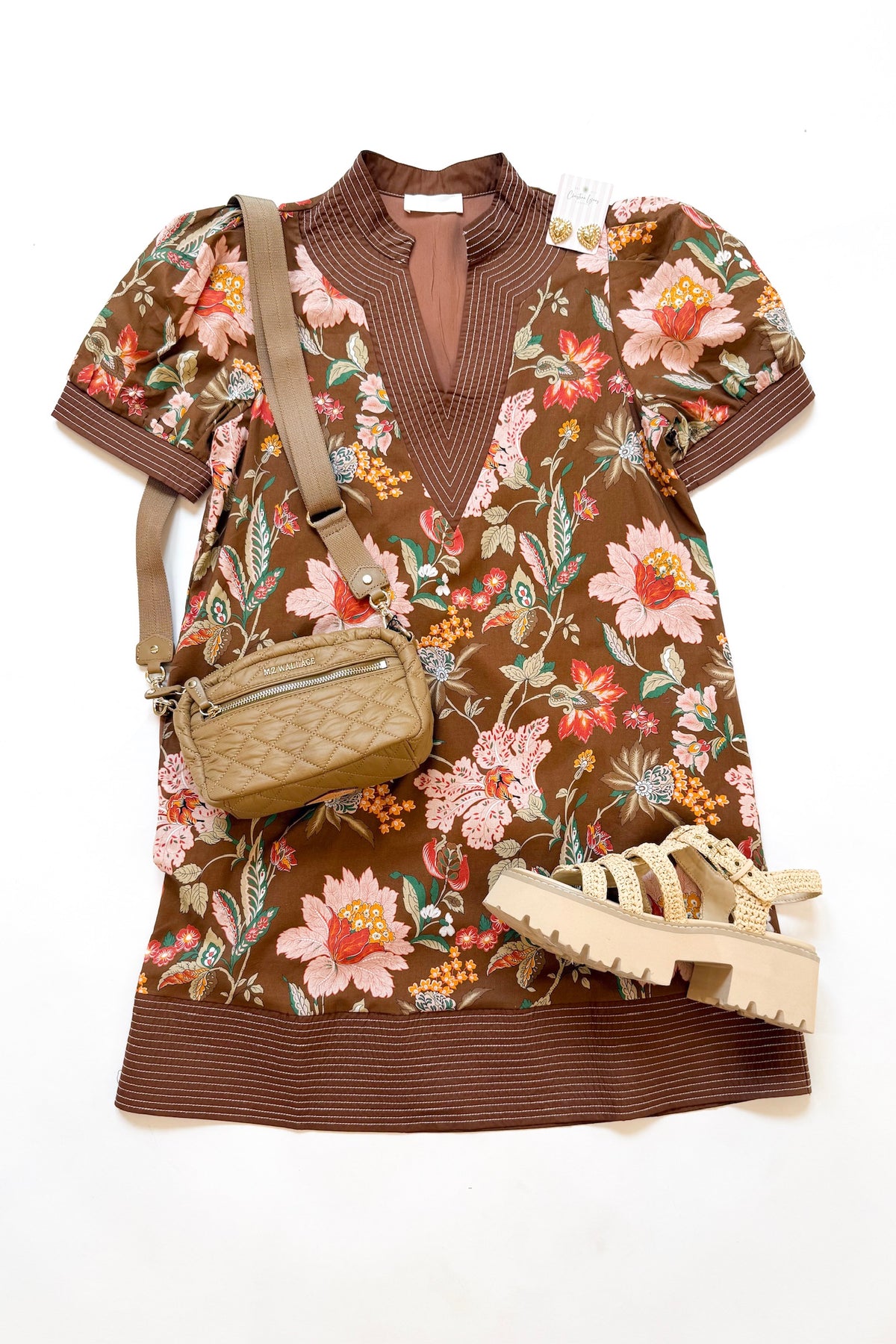 Maria Dress Brown
