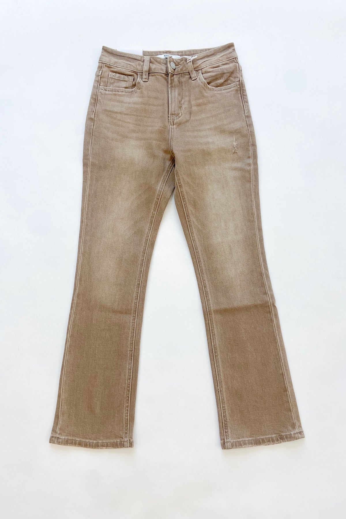 Ellie High Rise Denim Vintage Khaki