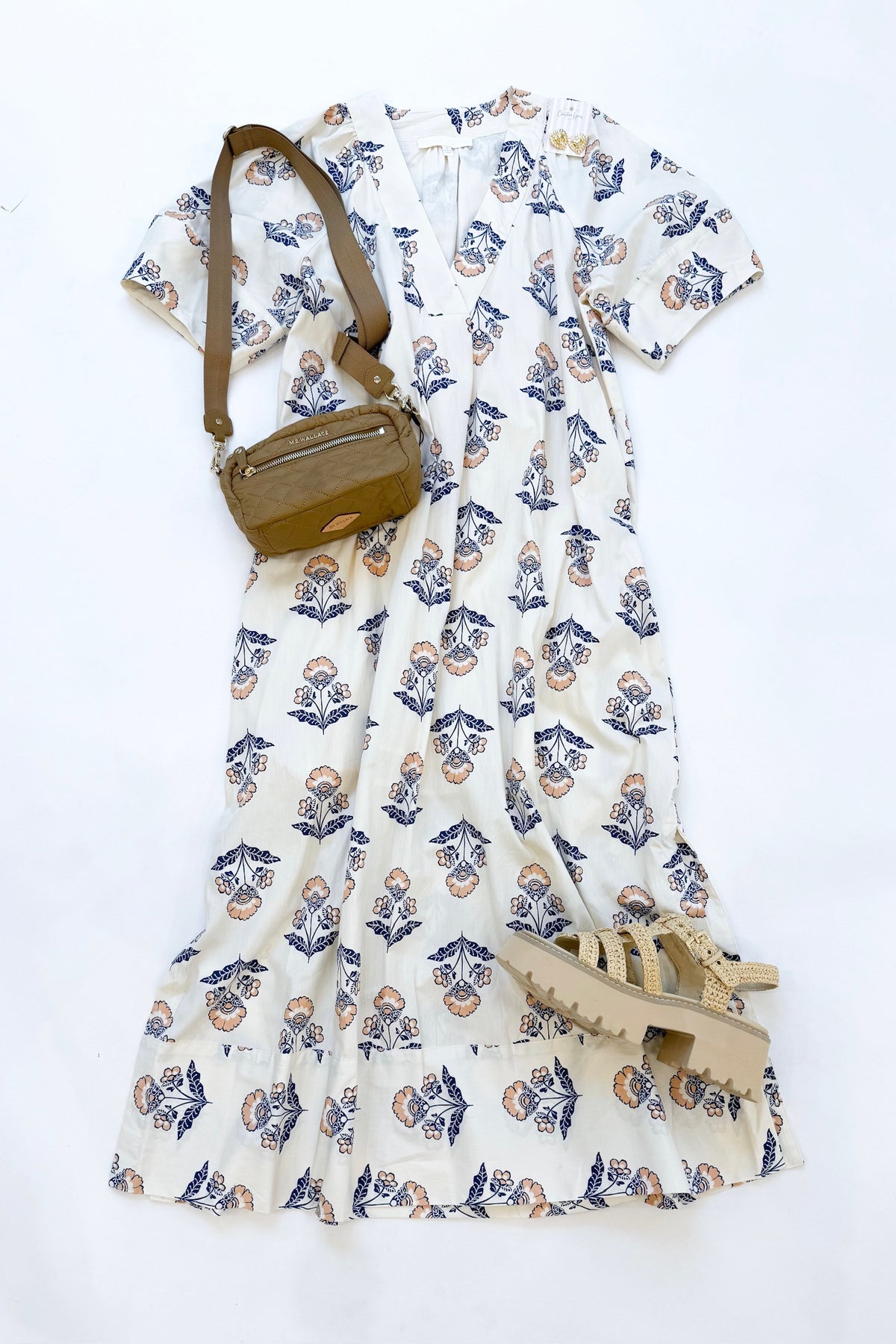 Vintage Floral Maxi Dress