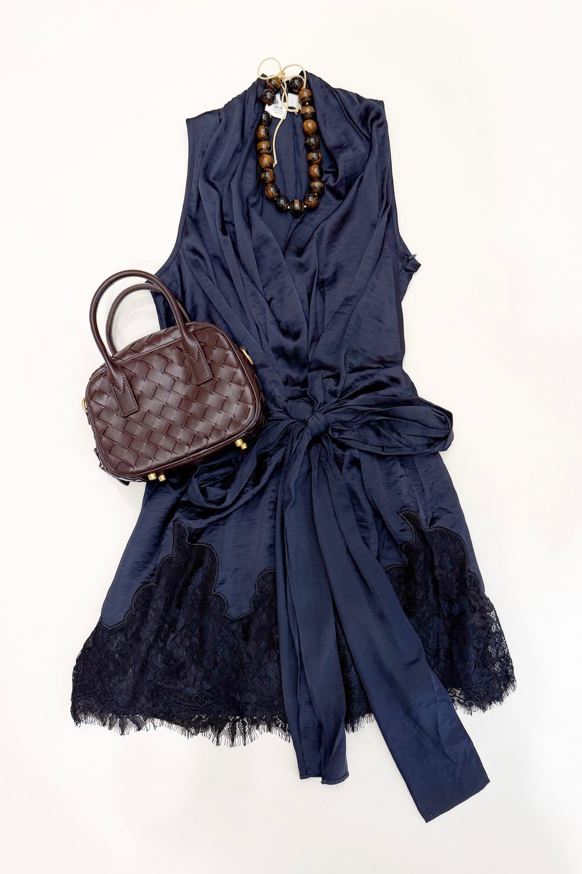 Gia Wrap Mini Dress
