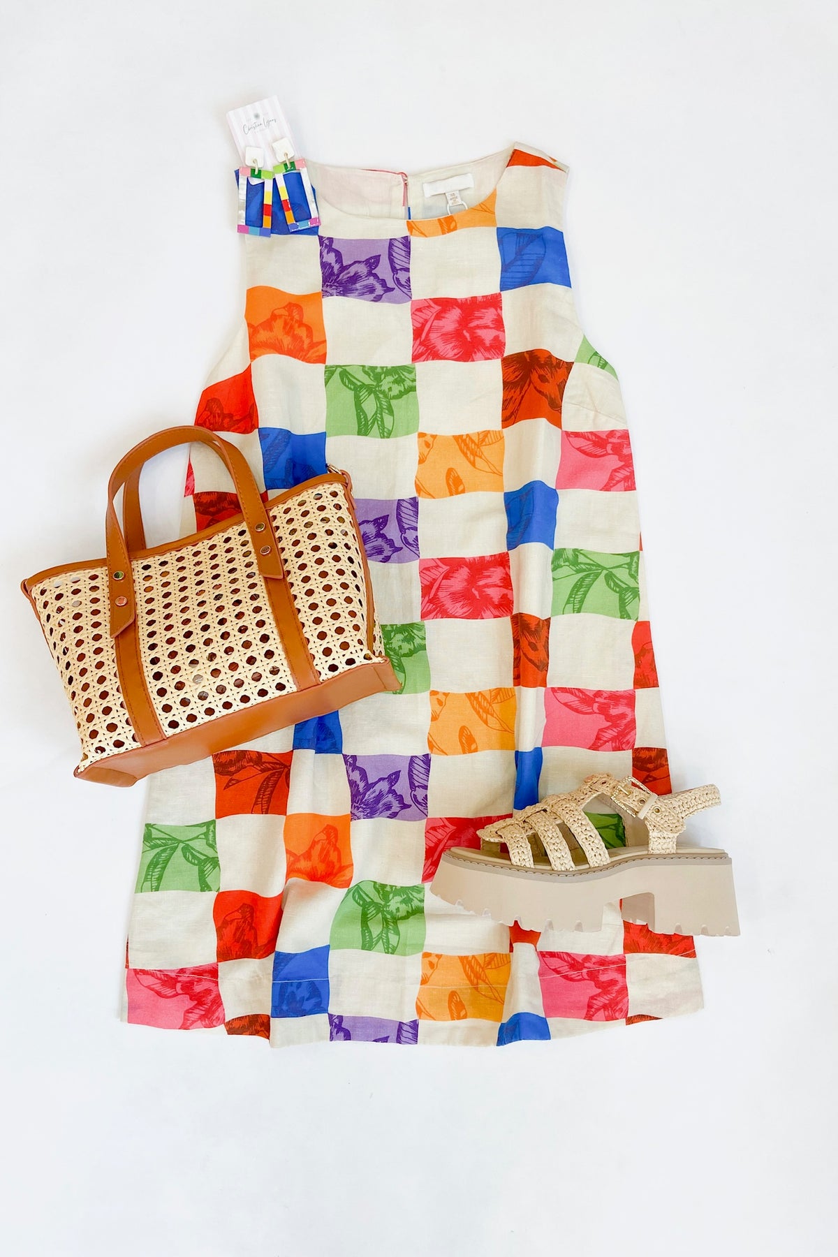 Dana Dress Multi Check