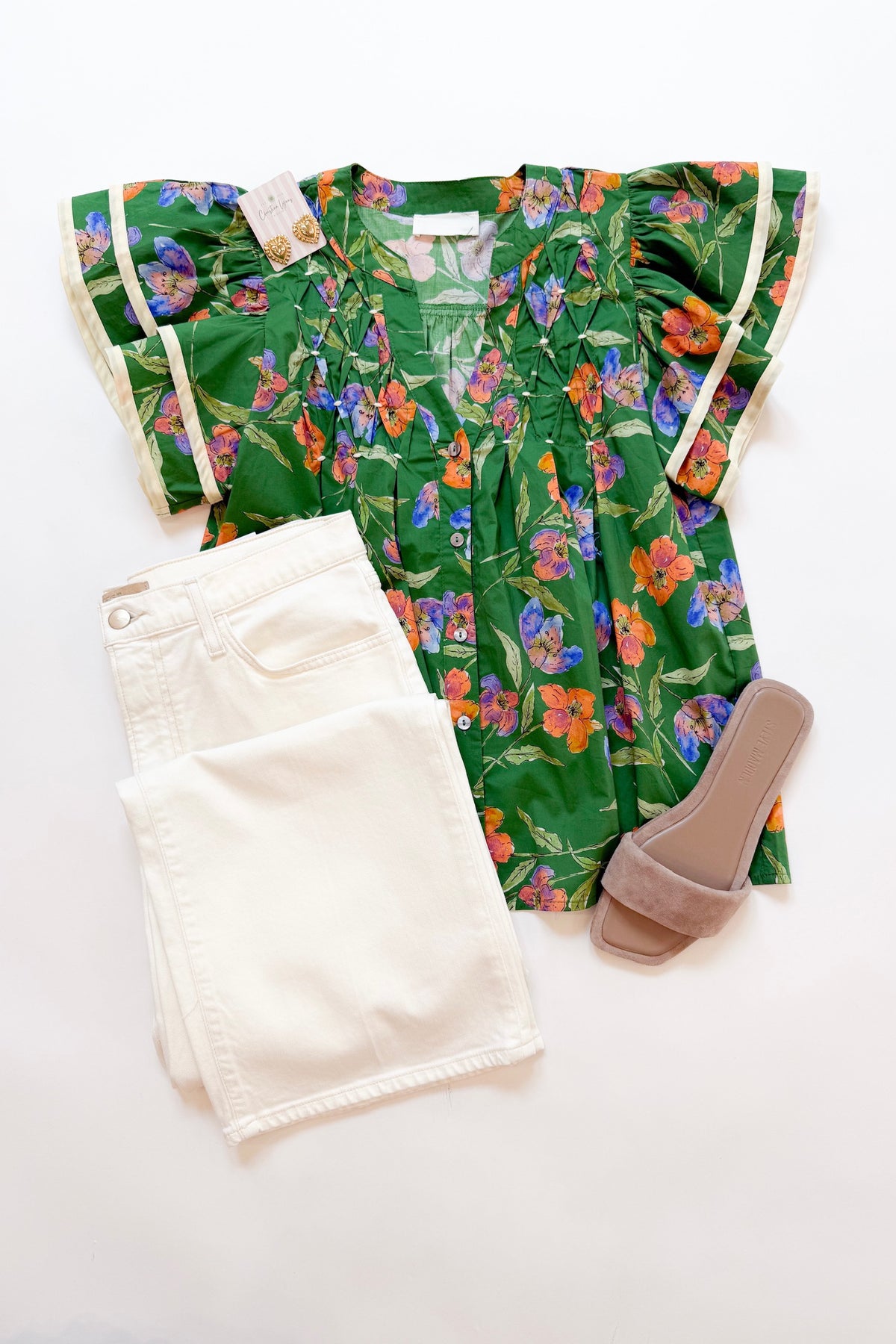 Isabella Blouse Green
