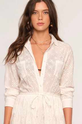 Hattie Romper Eggshell