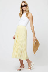 Sunburst Crepe Skirt