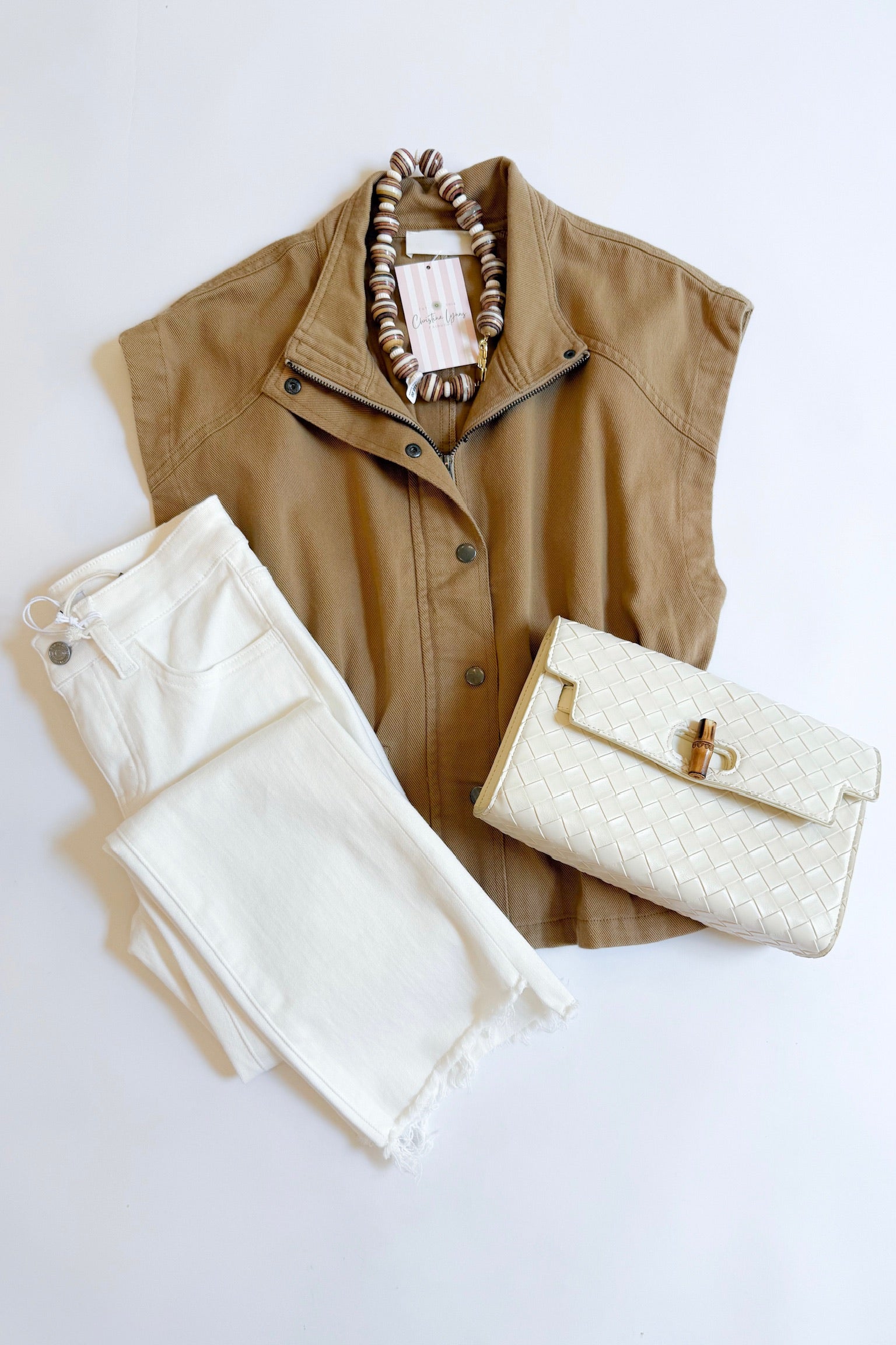 Hayes Vest Top Camel