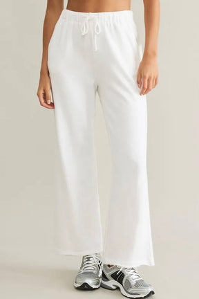 Huntington French Terry Pant White