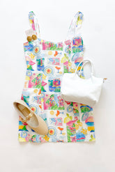 Steph Mini Dress Amalfi Linen
