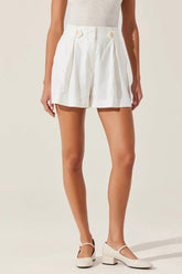 Ollie Shorts White
