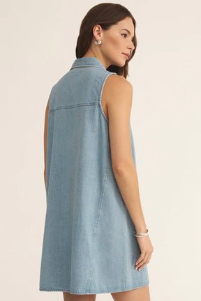 Light Vintage Indigo Mini Dress