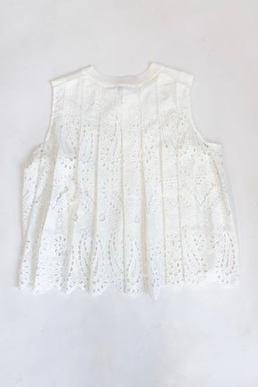 Evie Top White