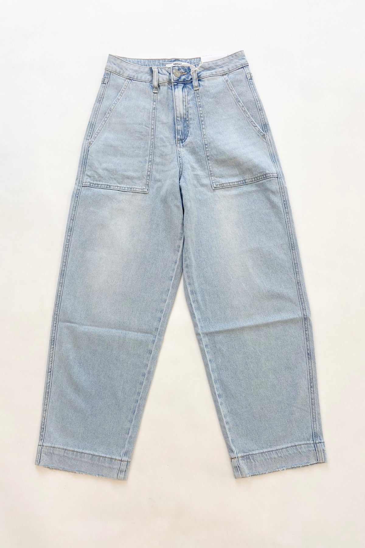 Melina High Rise Barrel Jean