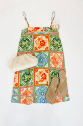 Leah Dress Neon Tile