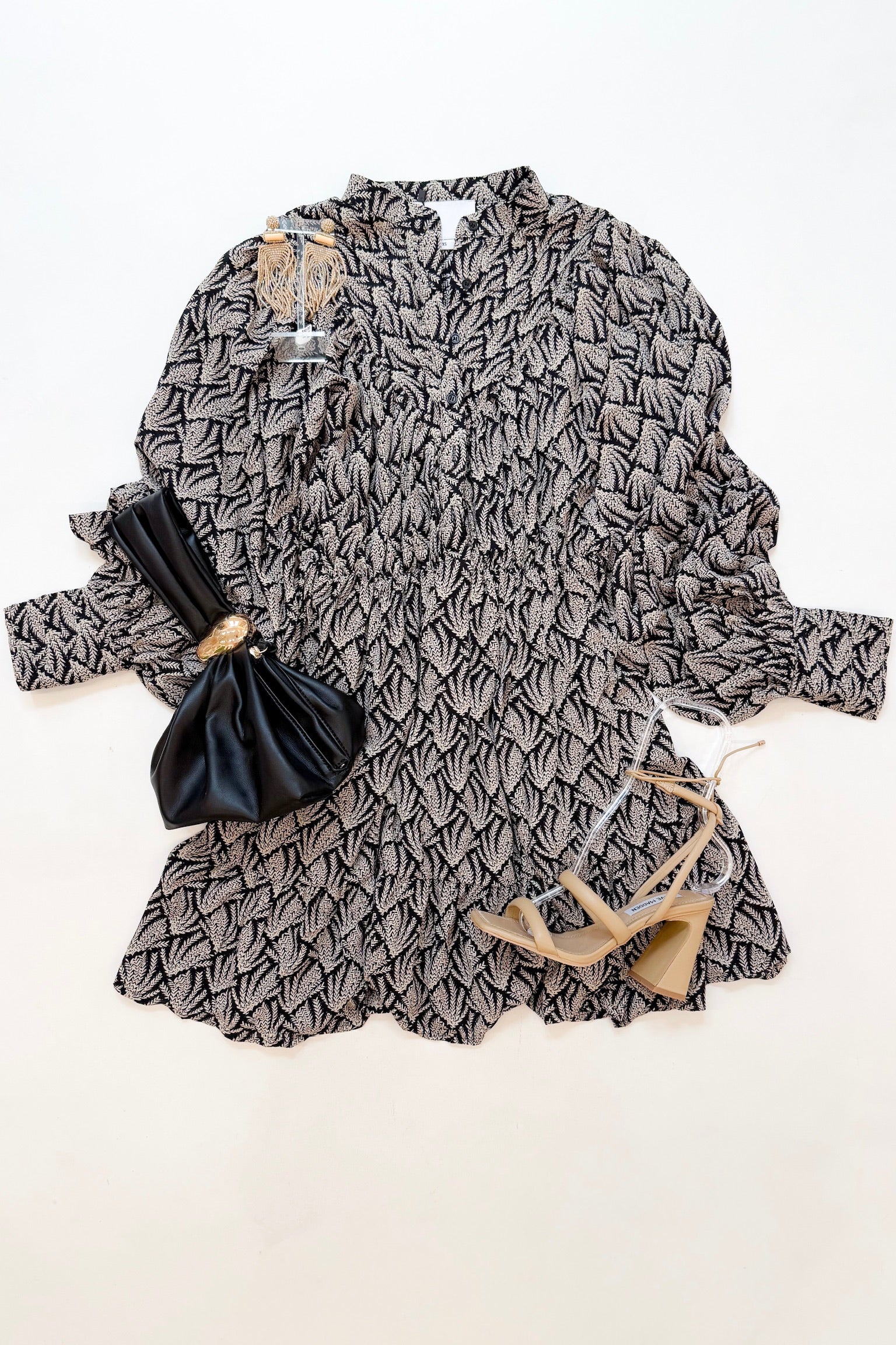 Marissa Dress Black Print