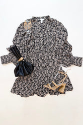 Marissa Dress Black Print