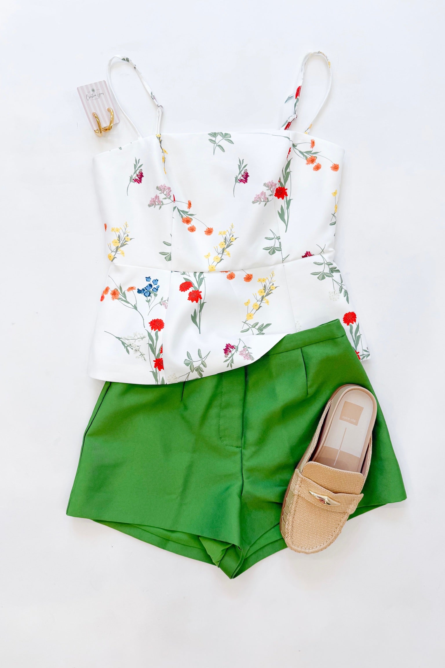Taffeta Structured Short Botanical