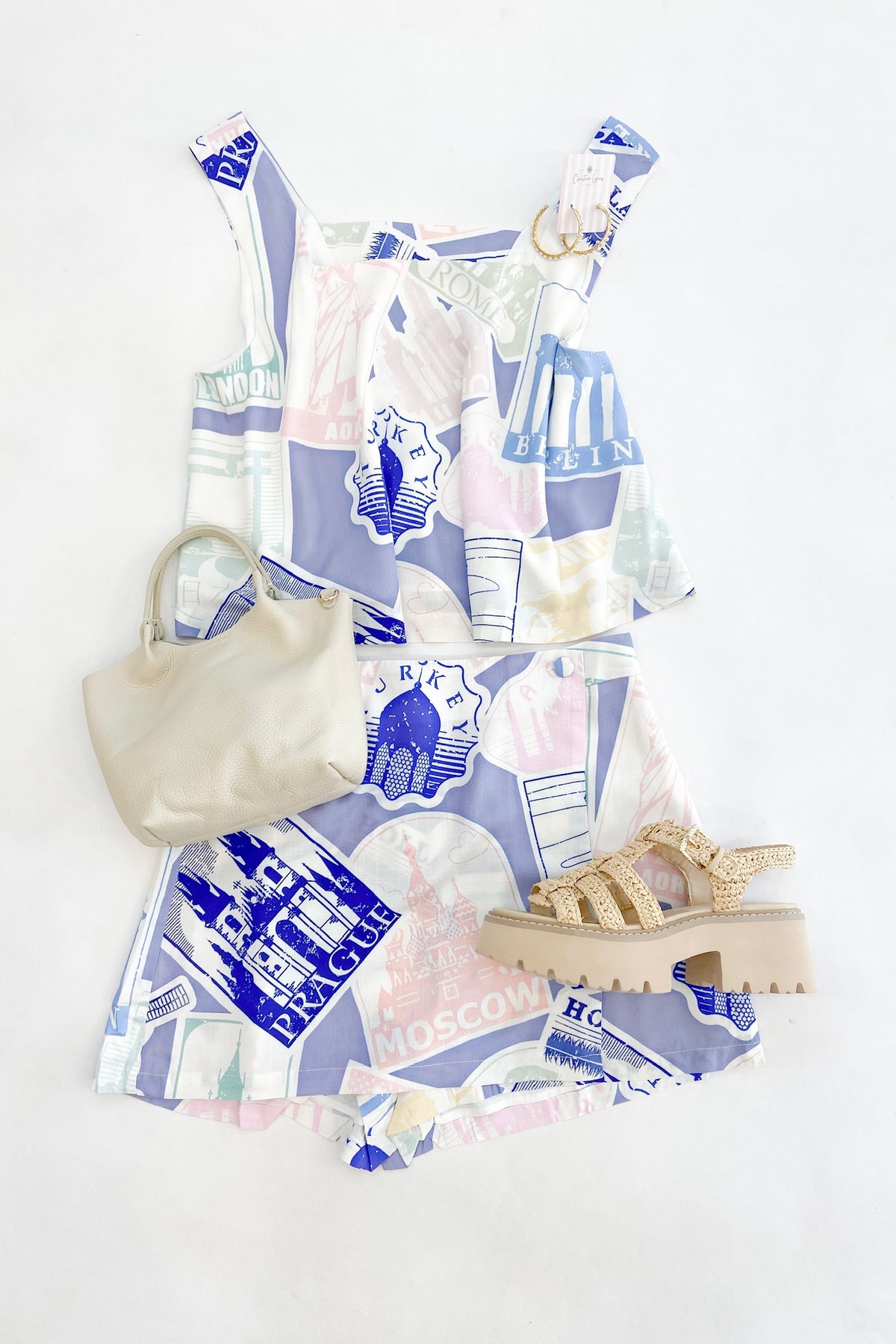 Lola Crop Top Blue Passport