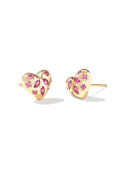 Holland Heart Stud Earrings