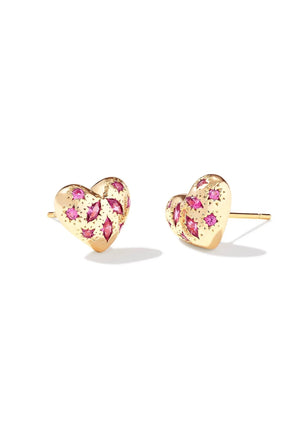 Holland Heart Stud Earrings
