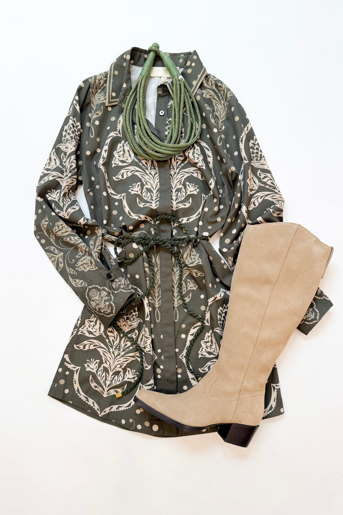 Avery Dress Hunter Fleur