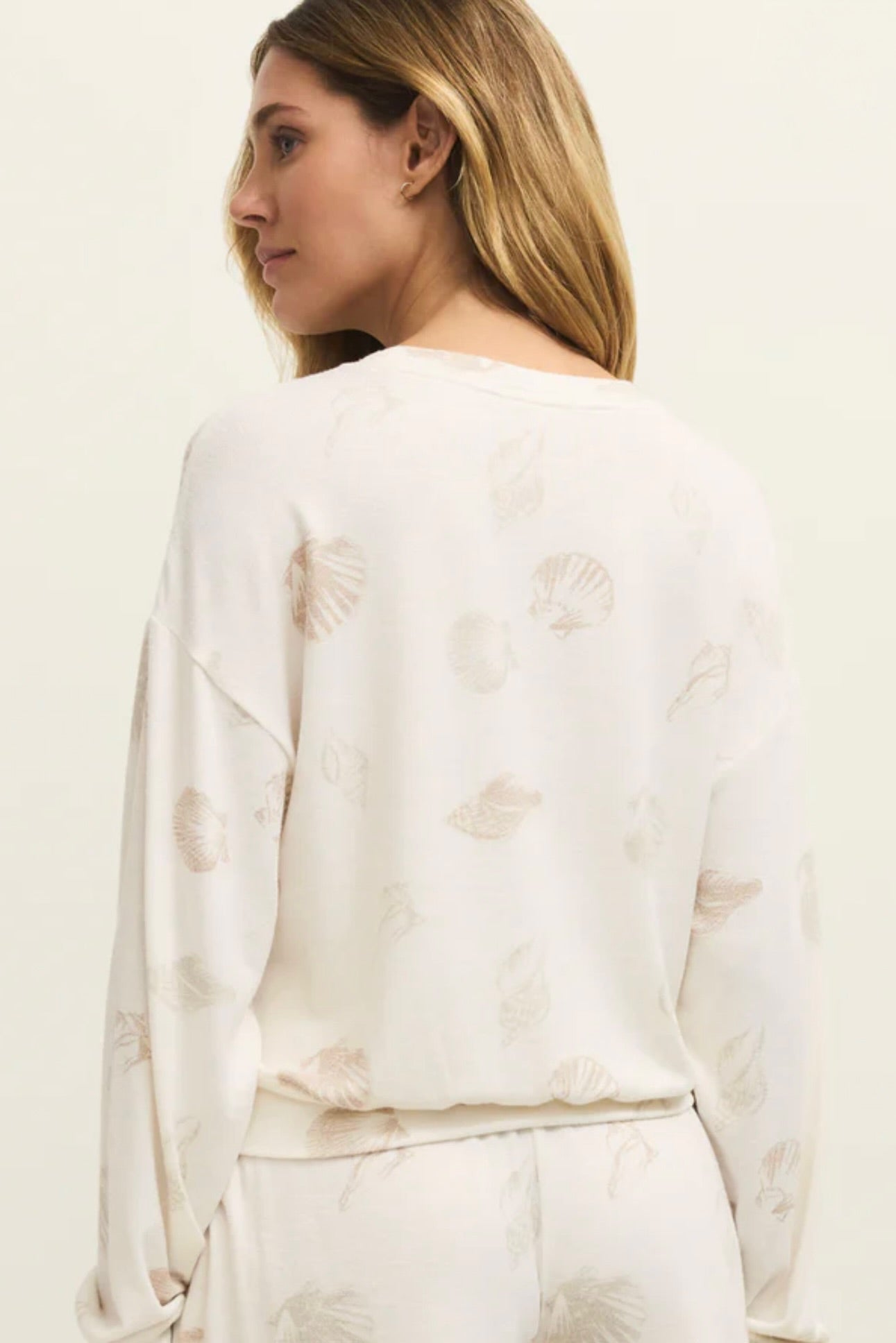 Bisous Shell Long Sleeve Top