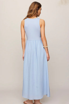 Charlotte Midi Dress Blue Light