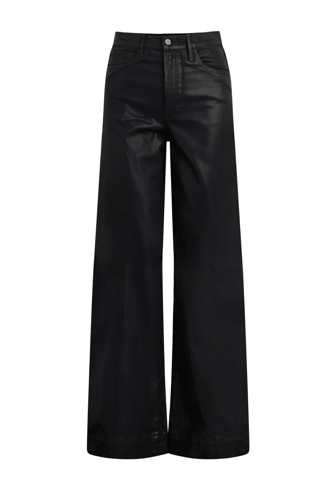 Mia High Rise Coated Denim Black