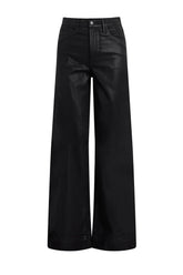 Mia High Rise Coated Denim Black