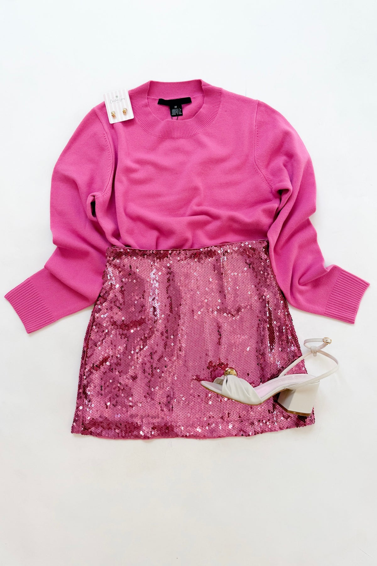 Babysoft Crew Neck Sweater Taffy Pink