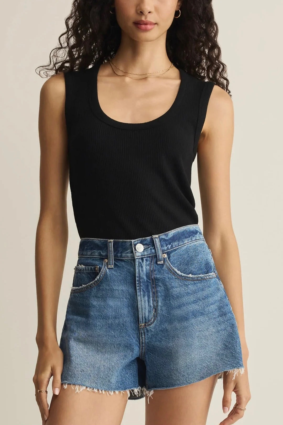 Leisurely Tank Black