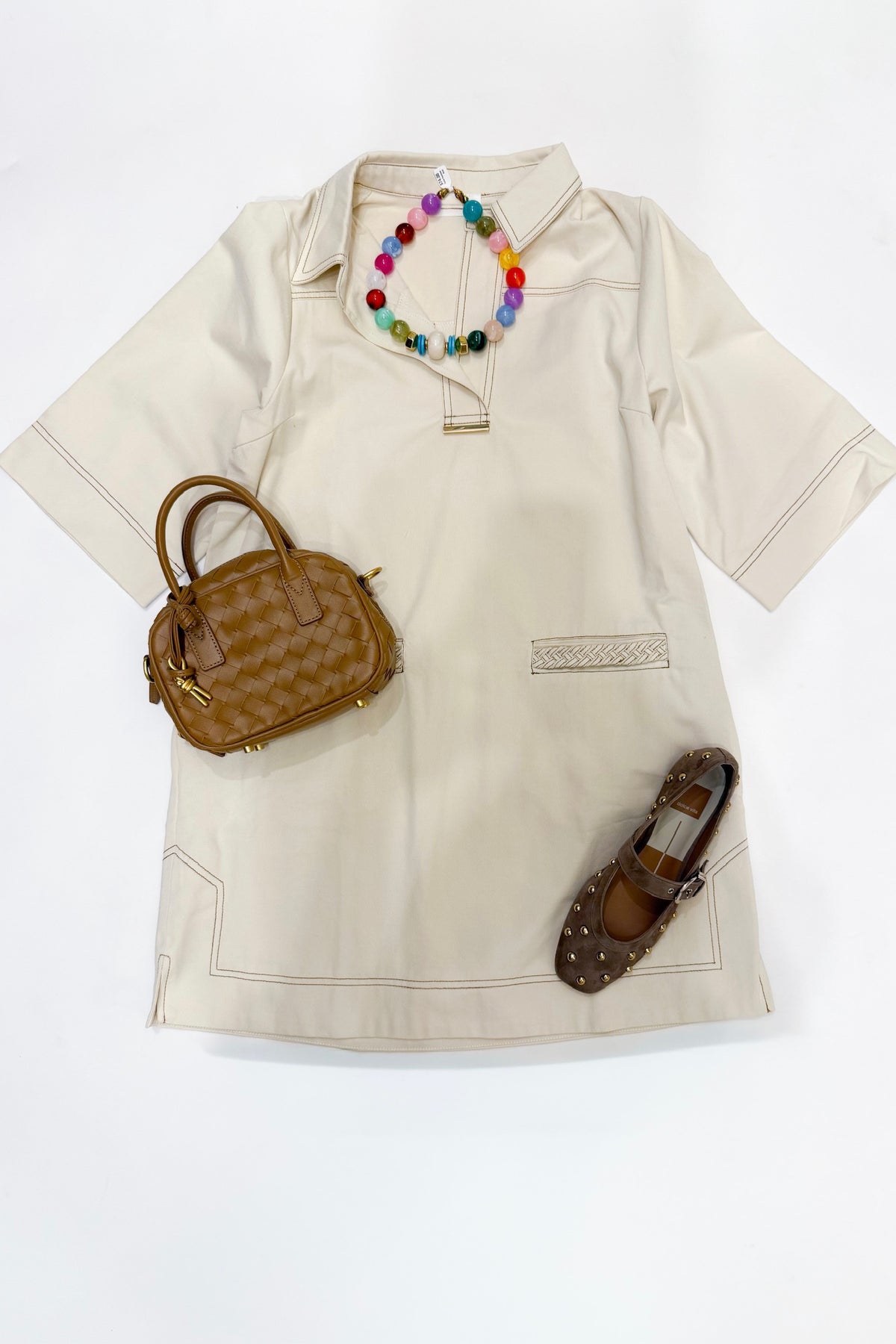 Dawson Dress Ecru