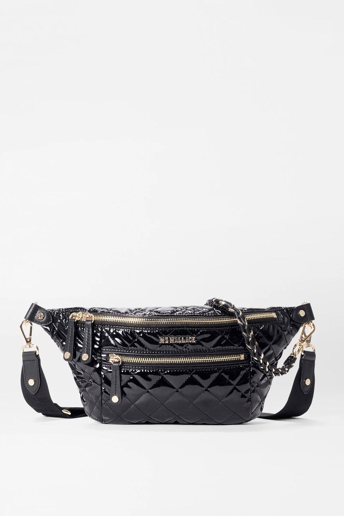 Small Crosby Crossbody Sling Black Lacquer