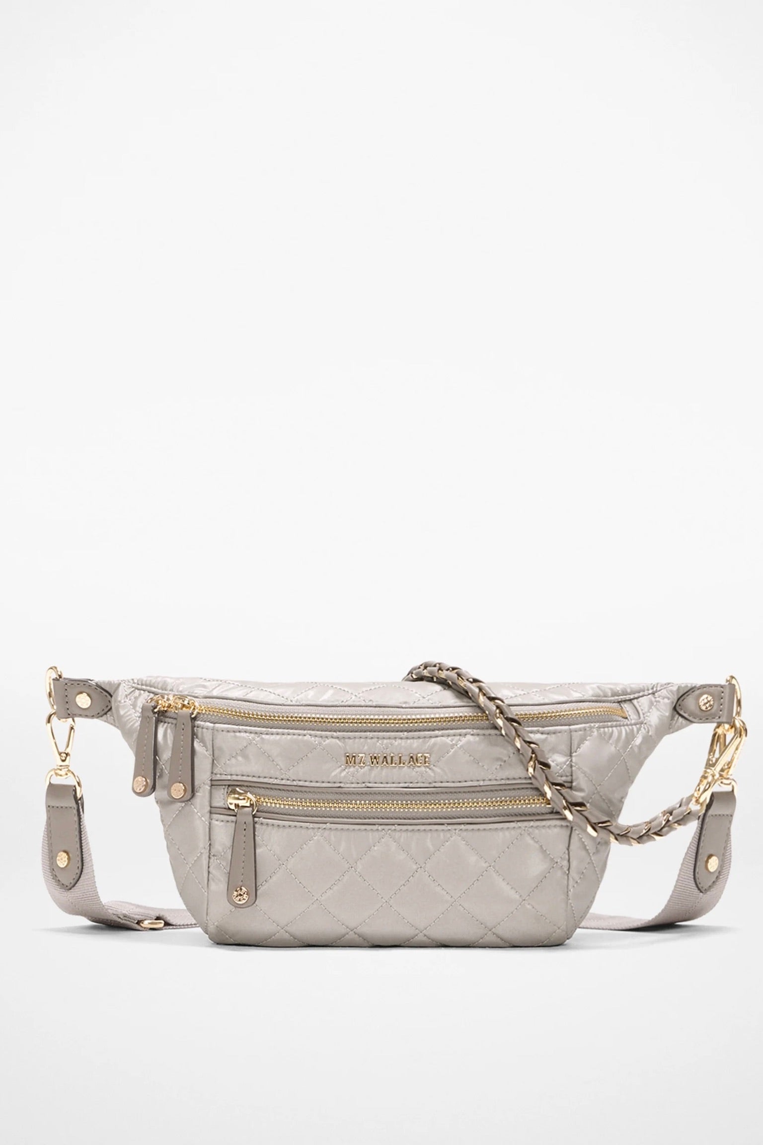 Small Crosby Crossbody Sling Sable Pearl Metallic