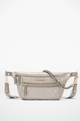 Small Crosby Crossbody Sling Sable Pearl Metallic