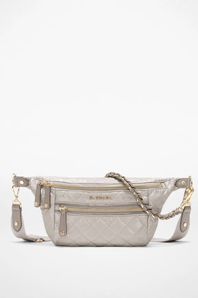Small Crosby Crossbody Sling Sable Pearl Metallic