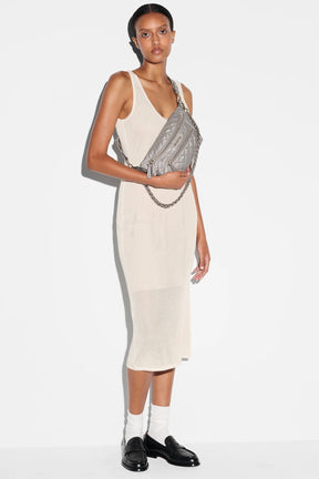 Small Crosby Crossbody Sling Sable Pearl Metallic