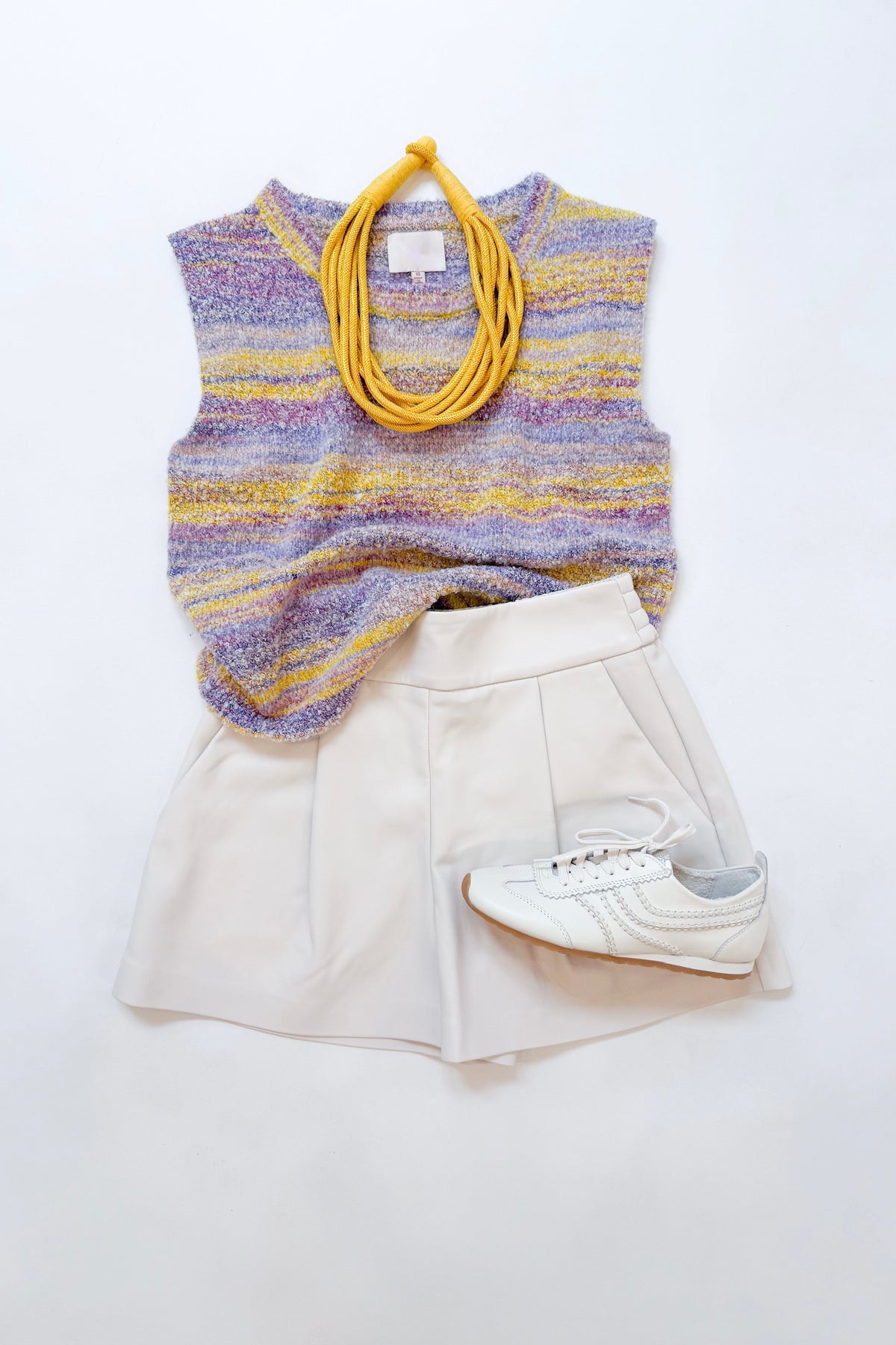 Camille Top Lilac Stripe
