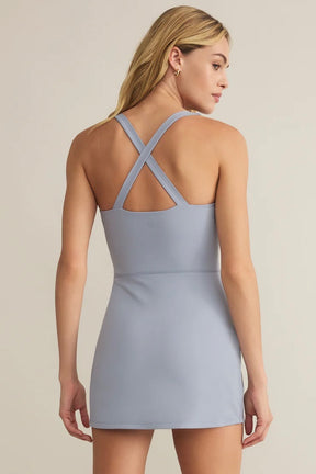 Crosscourt Dress Baja Mist