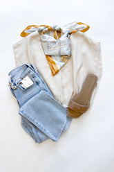 Textured Sleeveless Top Oat