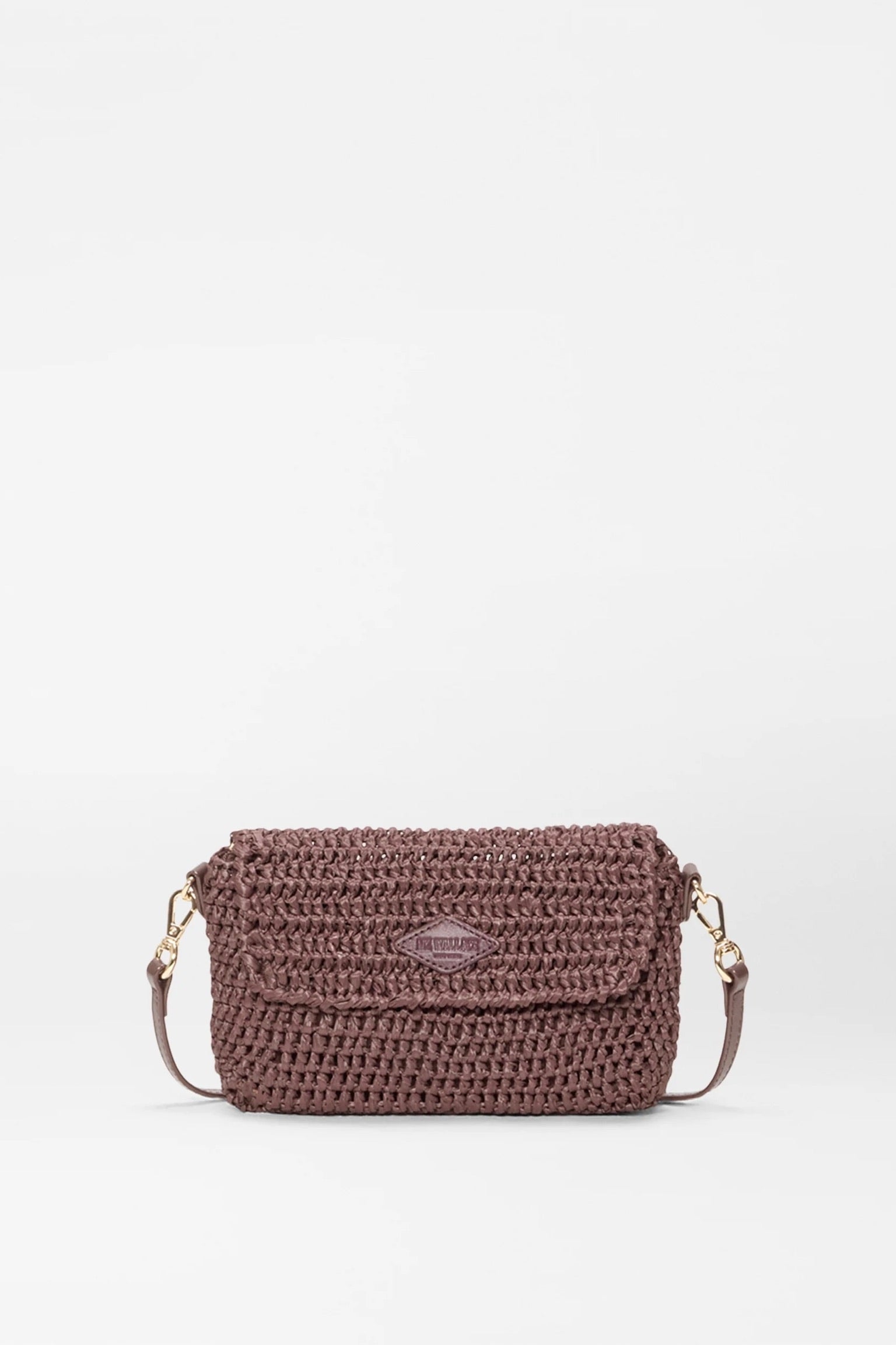 Crochet Convertible Crossbody Brown