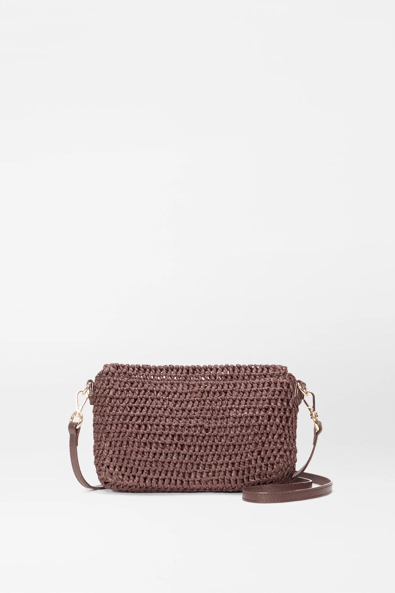 Crochet Convertible Crossbody Brown