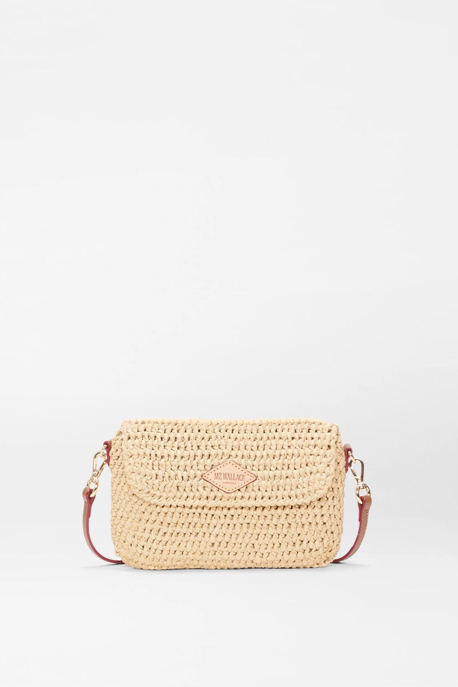 Crochet Convertible Crossbody Camel