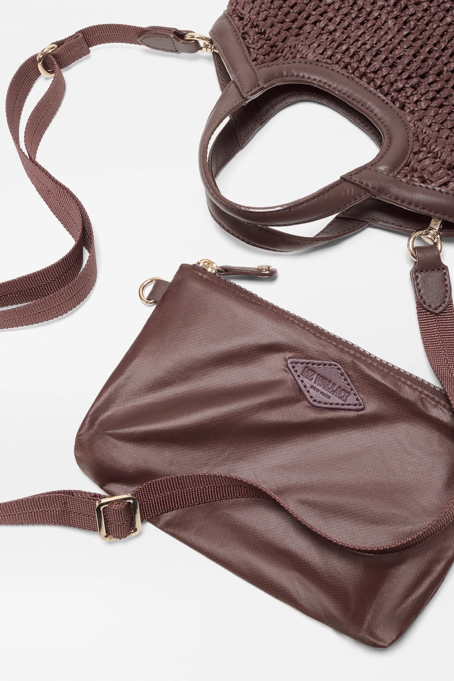 Mini Crochet Georgica Tote Brown