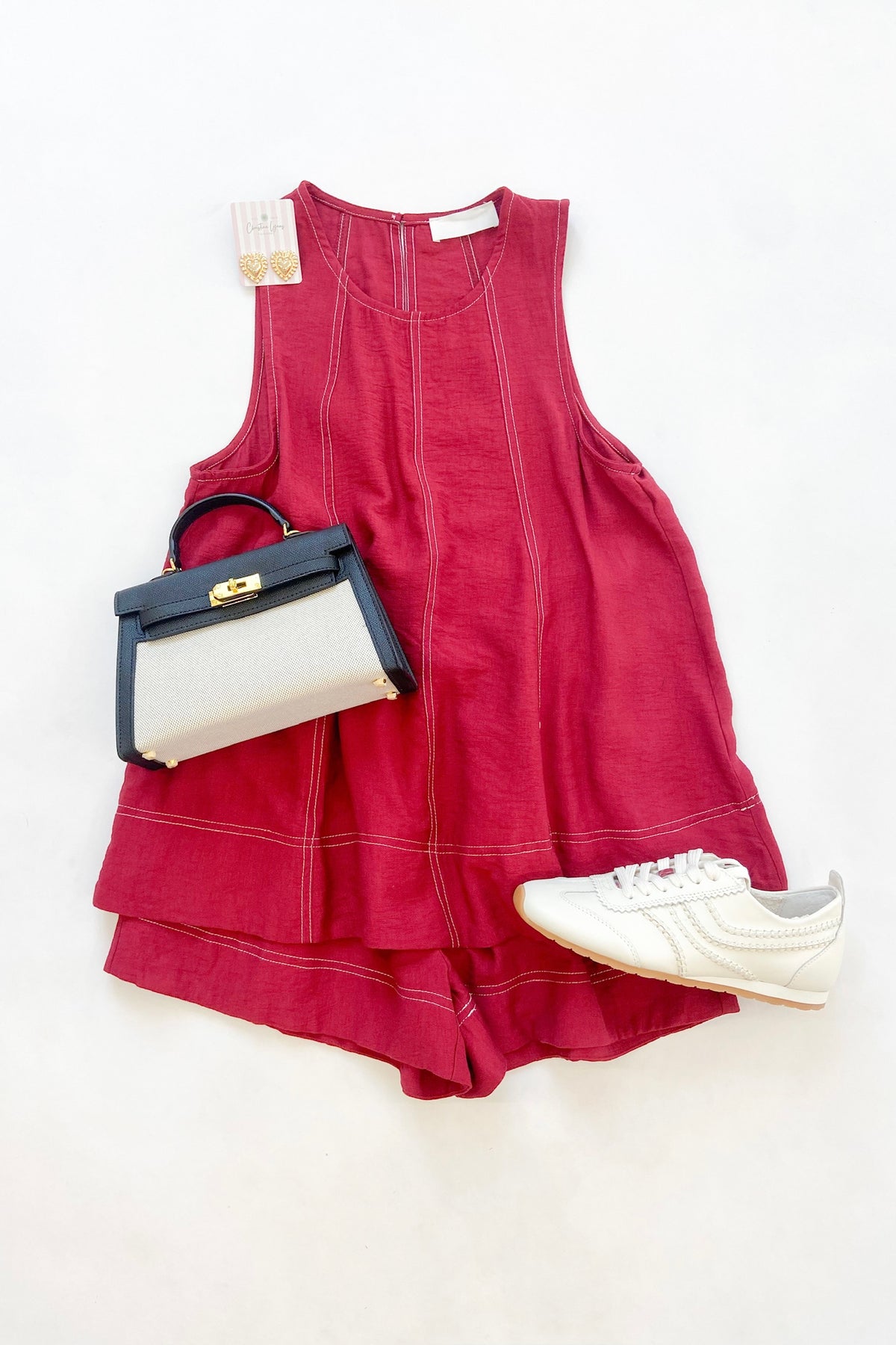 Parker Short Set Red
