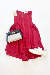 Parker Short Set Red