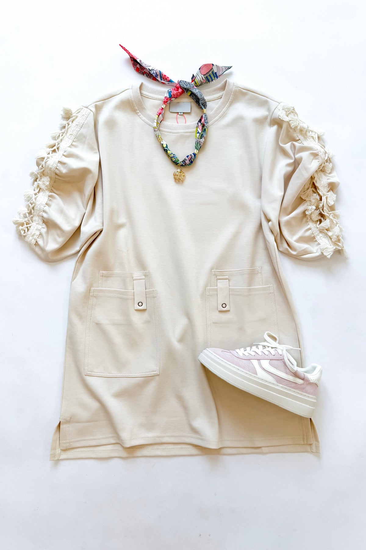 Bethany Dress Beige