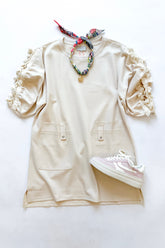 Bethany Dress Beige