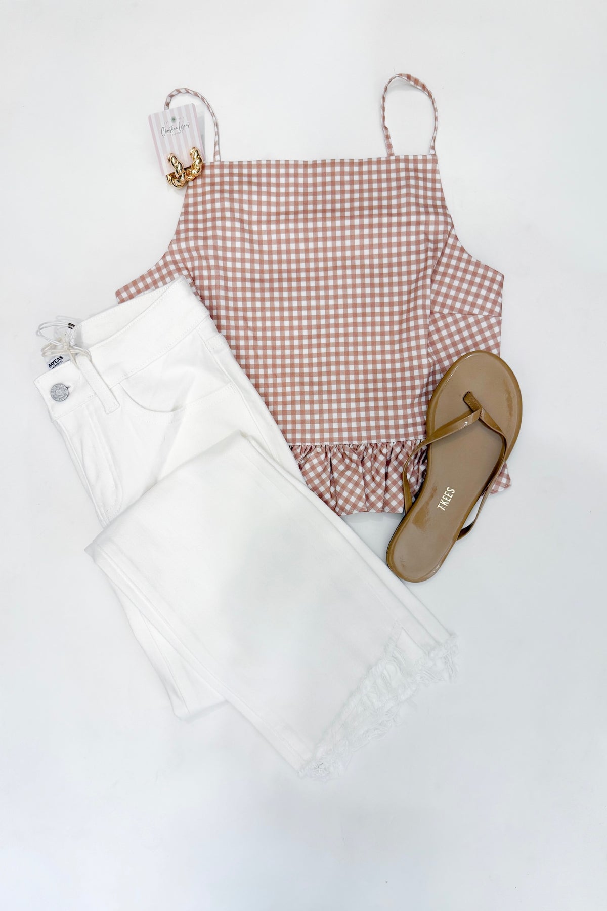 Lilah Gingham Top