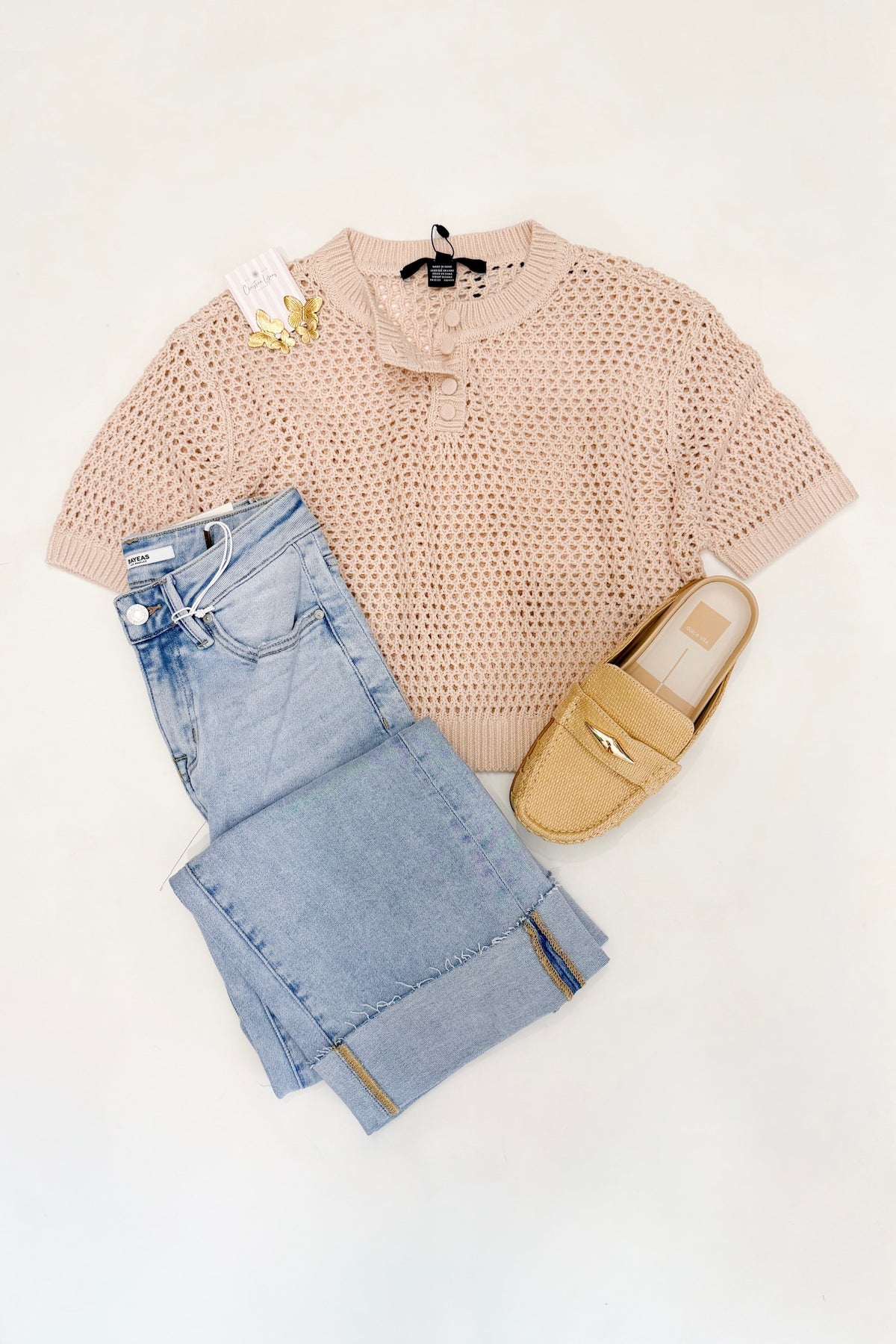 Teddy All Over Knit Top