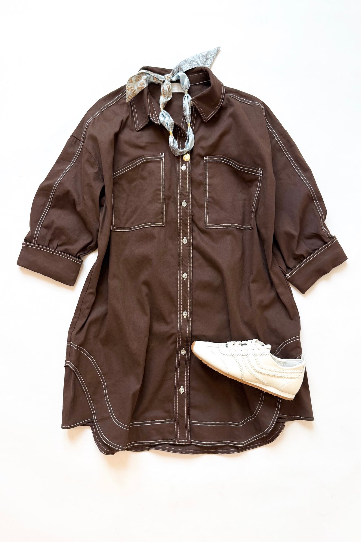 Rhodes Dress Brown
