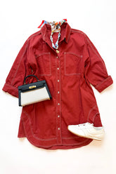 Rhodes Dress Rust